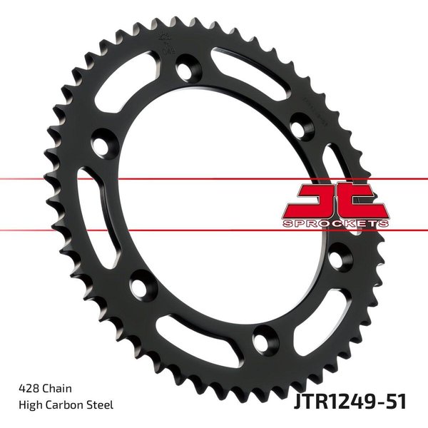 JTR1249.51 - JT Sprocket For Honda XLR 125 R 1998-2002 Rear 51T