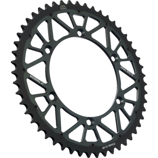 JTX460.51GR - JT Twinstar Sprocket For Kawasaki KDX175 1980-1982 Rear 51T - Graphite