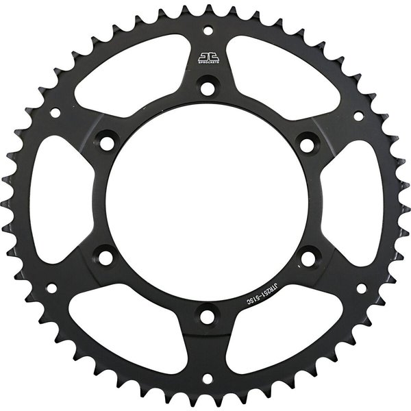 JTR251.51SC - JT Steel Sprocket For Yamaha TTR230 2005-2026 Rear 51T - Black