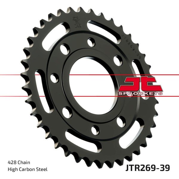 JTR269.39 - JT Sprocket For Daelim Altino 100 1995-2003 Rear Black 39T
