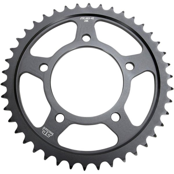 JTR1493.42ZBK - JT Steel Sprocket For Kawasaki ZX-14 1400 2006-2011 Rear 42T Black