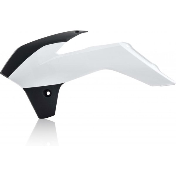 0016896.237 - Acerbis Radiator Scoops - KTM SX85 2013-17 - White/ Black