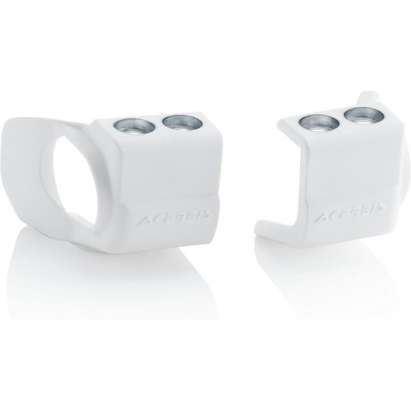 Acerbis Fork Shoe Covers - Beta RR 2020-25, Honda CRF 250/450R 2009-25, Kawasaki KXF 250/450 2009-25 - White