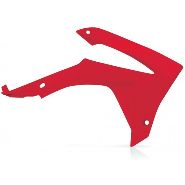 0016890.110 - Acerbis Radiator Scoops - Honda CRF250R 2014-17, CRF450R 2013-16 - Red