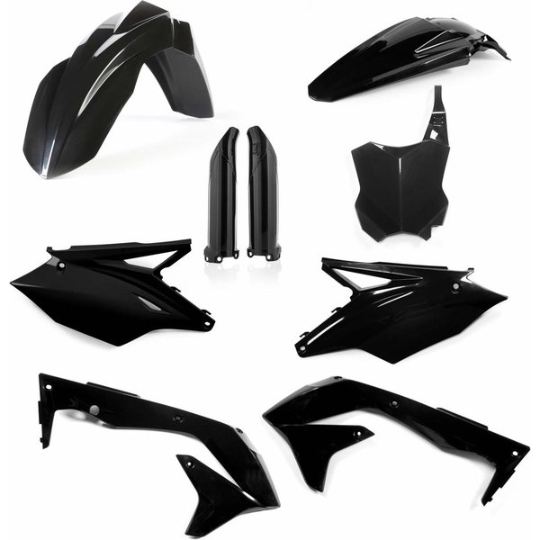 0021843.090 - Acerbis Full Plastics Kit - Kawasaki KXF450 2016-17 - Black