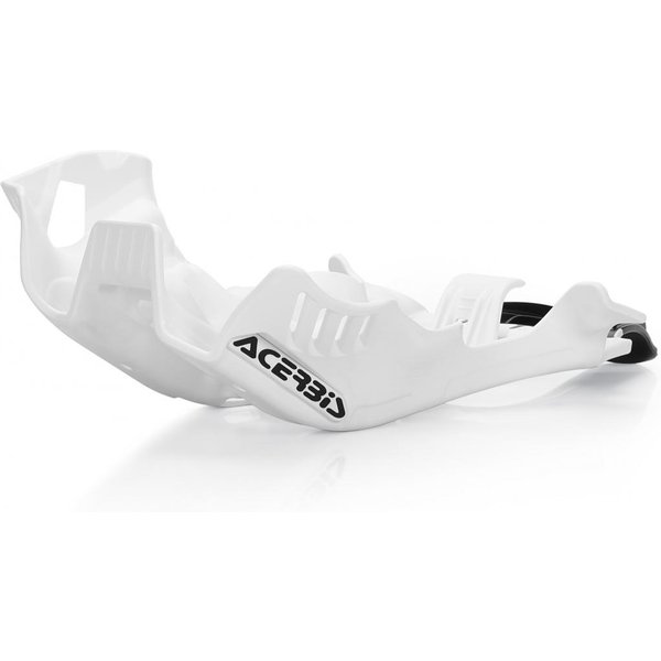 0024022.237 - Acerbis Skid Plate - Husqvarna TE 250/300I 2020-23, Gas Gas EC 250/300 2021-23 - White/ Black