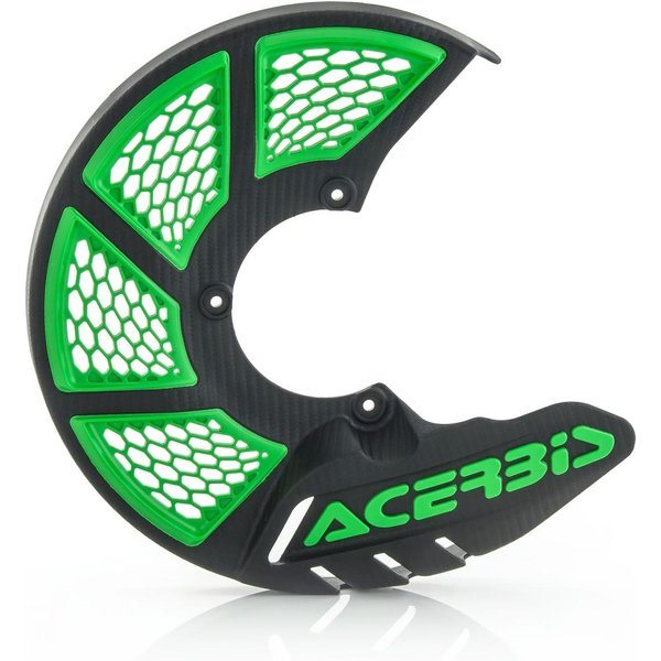 0021846.325 - Acerbis X-Brake 2.0 Front Vented Disc Cover - Black/ Green