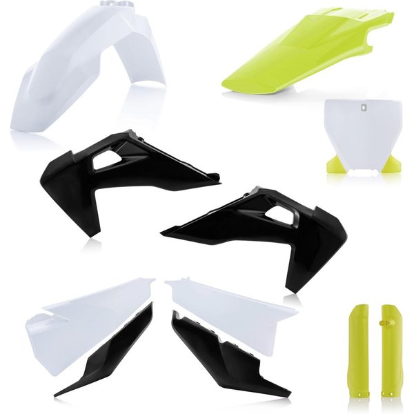 0023481.237 - Acerbis Full Plastics Kit - Husqvarna FC 250/350 & TC125/250 2019-22 - Factory Rockstar