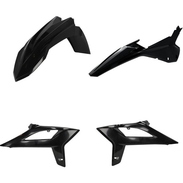 0024940.090 - Acerbis Standard Plastics Kit - Beta RX 300/450 2022 - Black