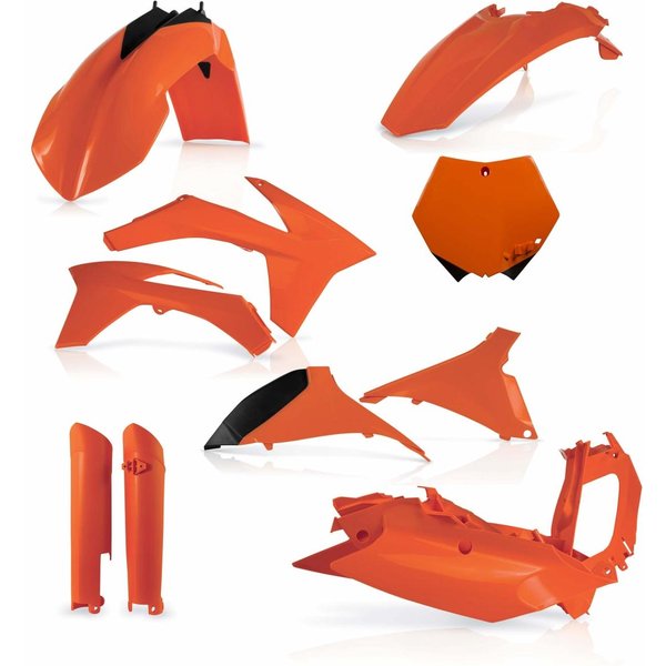 0015702.010 - Acerbis Full Plastics Kit - KTM SX 125/150/250 2012, SXF 250/450/505 2011-12 - Orange