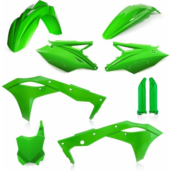 0022378.130 - Acerbis Full Plastics Kit - Kawasaki KXF250 2017 - Green