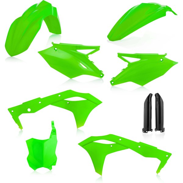 0023647.131 - Acerbis Full Plastics Kit - Kawasaki KXF250 2019-20 - Fluro Green