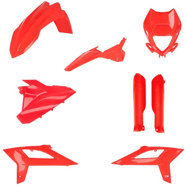 0024937.110 - Acerbis Full Plastics Kit - Beta RR 125/200/250/300/350/390/430/480 2020-2022 - Red