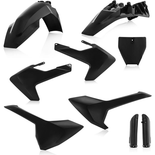 0023056.090 - Acerbis Full Plastics Kit - Husqvarna TC85 2018-2024 - Black