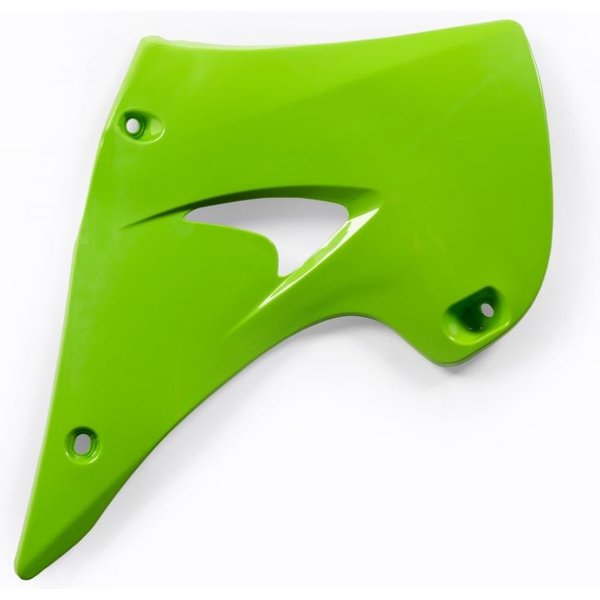 0003675.553.003 - Acerbis Radiator Scoops - Kawasaki KX 125/250 2003-08, KXE 125/250 2004-06 - Green