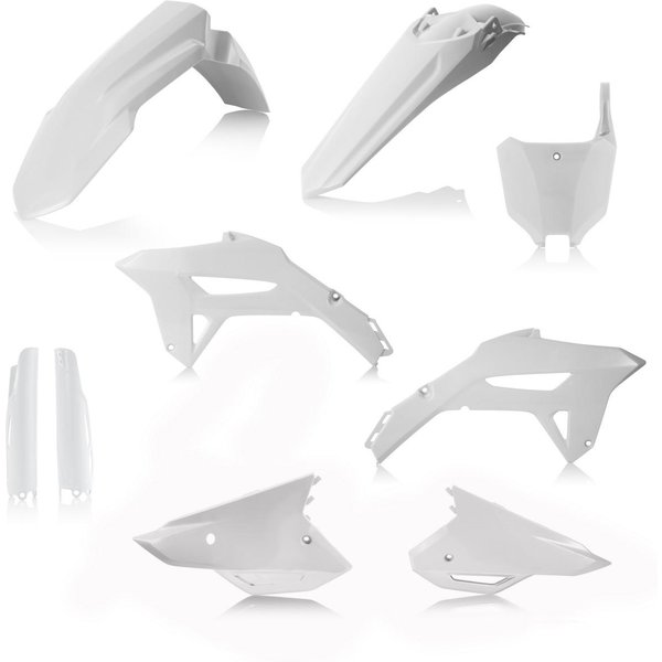 0024559.030 - Acerbis Full Plastics Kit - Honda CRF250R 2022-2024, CRF450R 2021-2024 - White
