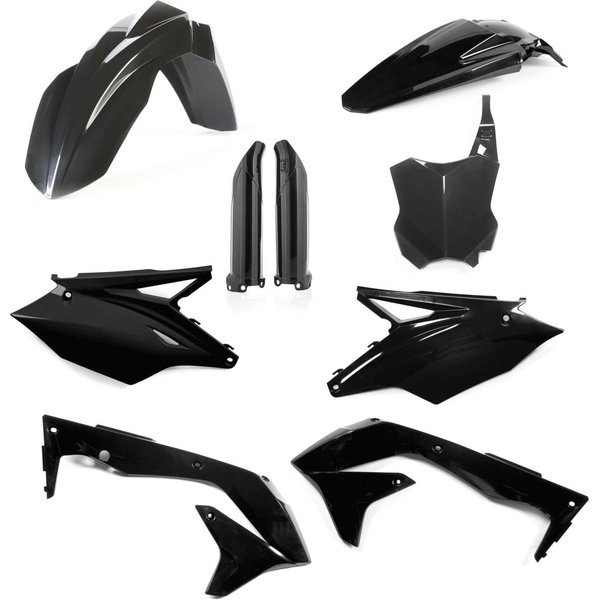 0022988.090 - Acerbis Full Plastics Kit - Kawasaki KXF450 2018 - Black