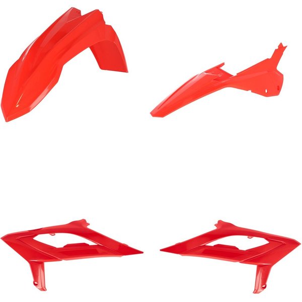0025495.110 - Acerbis Standard Plastics Kit - Beta RX300 2023-2024, RX450 2023 - Red
