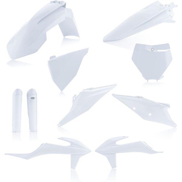 Acerbis Full Plastics Kit - KTM SX 125/250 & SXF 250/350/450 2019-2022 - Off White
