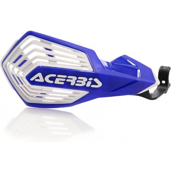 0024659.245 - Acerbis K-Future Hand Guards - Yamaha YZ 125/250 2015-2025, YZF 250/450 2009-2025, YZ85 2021-2024 - Blue/ White