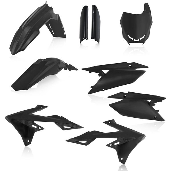 0023623.090 - Acerbis Full Plastics Kit - Suzuki RMZ450 2019 - Black