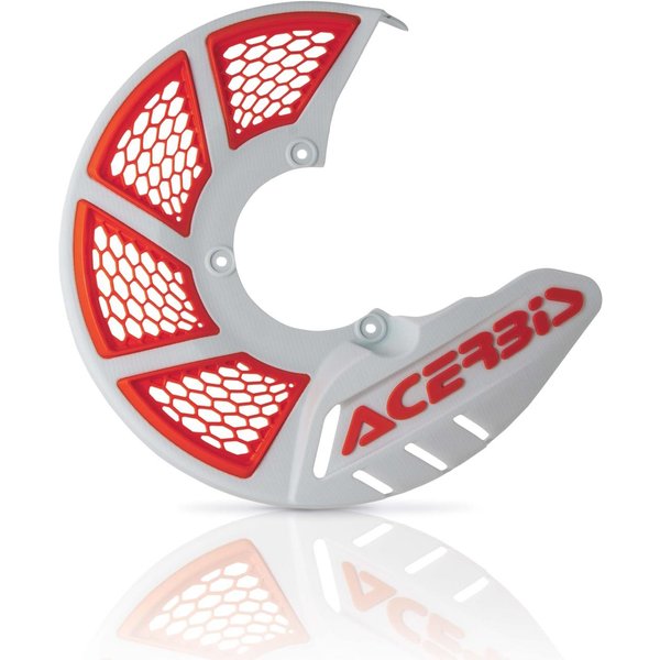 0021846.031 - Acerbis X-Brake 2.0 Front Vented Disc Cover - White/ Orange