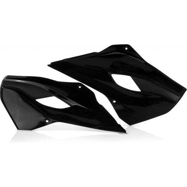 0017698.090 - Acerbis Radiator Scoops - Husqvarna FC 250/350/450 2014-15, FE 250/350/450/501 2014-16, TC/TE 2014-16 - Black