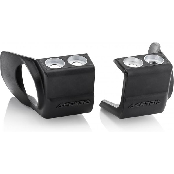 Acerbis Fork Shoe Covers - Beta RR 2020-23, Honda CRF 250/450 2009-23, Kawasaki KXF 250/450 2009-23 - Black