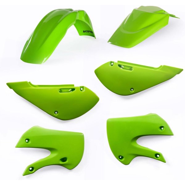 0007594.553.020 - Acerbis Standard Plastics Kit - Kawasaki KX65 2000-2024 - OEM '20 (Green)