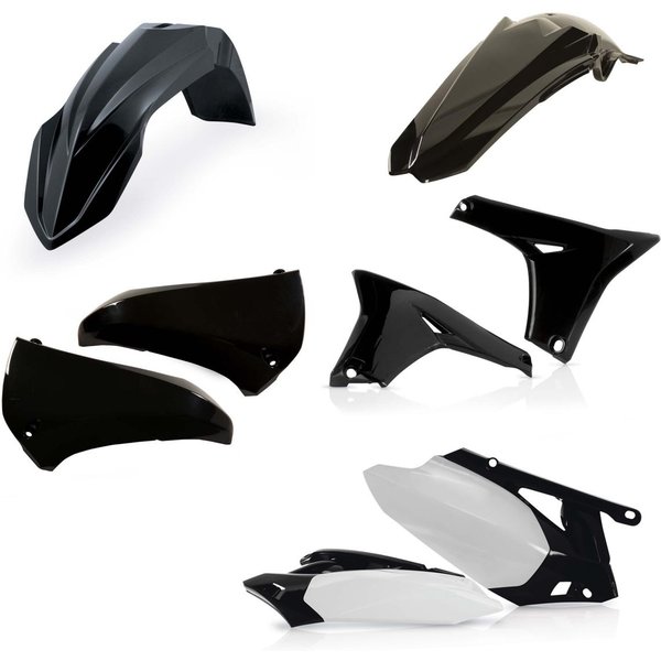 0013774.090 - Acerbis Standard Plastics Kit - Yamaha YZF450 2010-13 - Black
