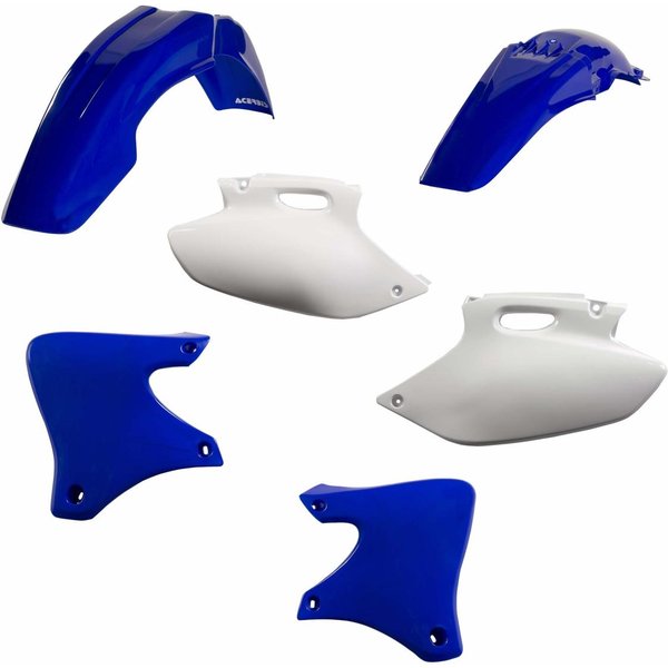 0007568.553.098 - Acerbis Standard Plastics Kit - Yamaha YZF400 1998-99 - OEM '98 (Blue/White)