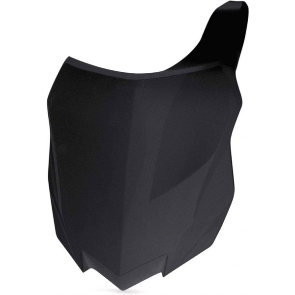 0016881.090 - Acerbis Front Number Board - Kawasaki KXF250 2013-16, KXF450 2013-15 - Black