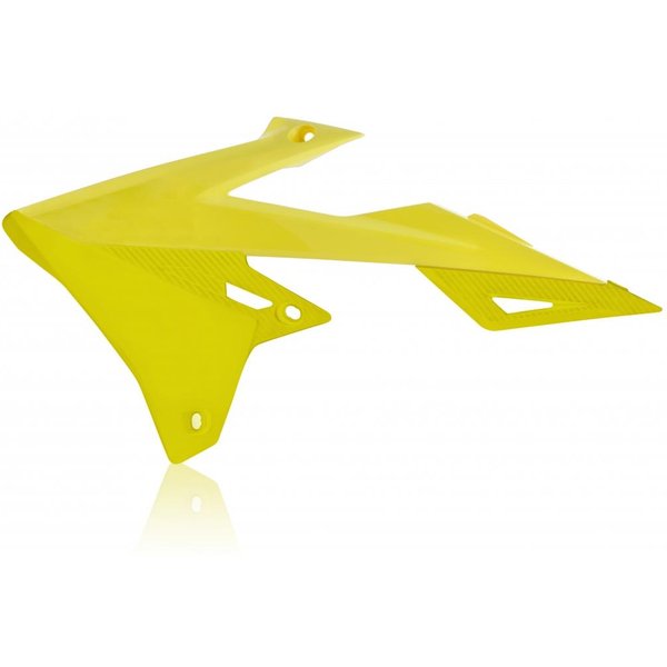 0023061.060 - Acerbis Radiator Scoops - Suzuki RMZ250 2019-2025, RMZ450 2018-2025 - Yellow