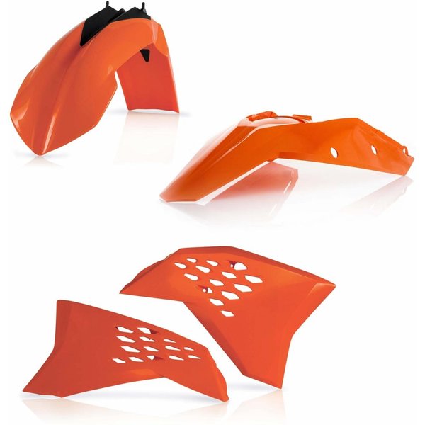 0010294.010 - Acerbis Standard Plastics Kit - KTM SX 125/250 & SXF 250/450 2007-10, SX150 2009-10 - Orange
