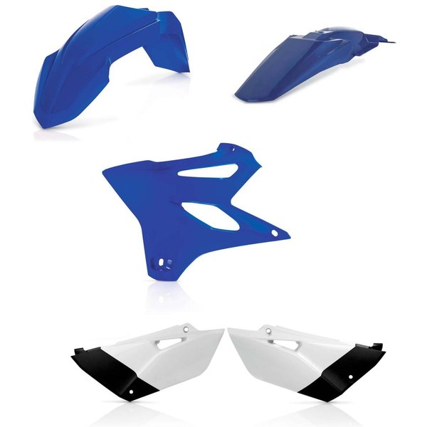 0017903.553 - Acerbis Standard Plastics Kit - Yamaha YZ85 2015-21 - OEM (Blue/White/Black)
