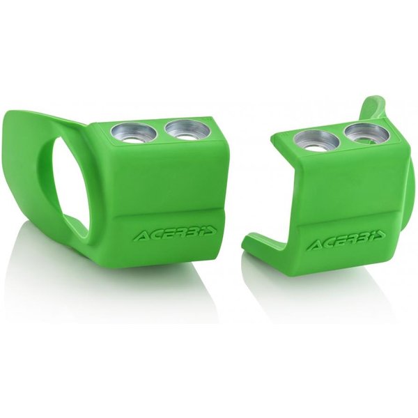 Acerbis Fork Shoe Covers - Beta RR 2020-23, Honda CRF 250/450R 2009-23, Kawasaki KXF 250/450 2009-23 - Green