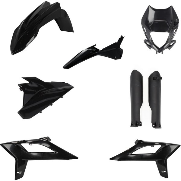 Acerbis Full Plastics Kit - Beta RR 125/200/250/300/350/390/430/480 2020-2022 - Black