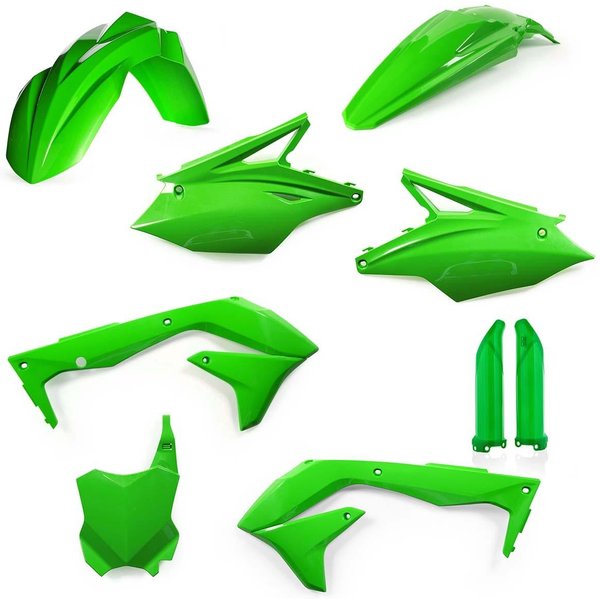 0021843.130 - Acerbis Full Plastics Kit - Kawasaki KXF450 2016-17 - Green