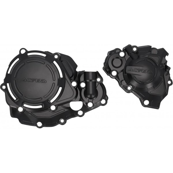 Acerbis X-Power Engine Covers Kit - Honda CRF450R & CRF450RX 2021-2025 - Black