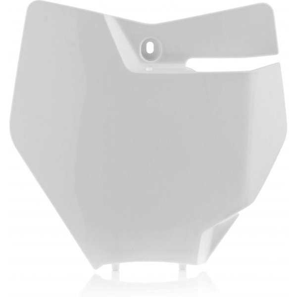 0021748.030 - Acerbis Front Number Board - KTM SX 125/150 2016-18, SX250 2017-18, SXF 250/350/450 2016-18 - White