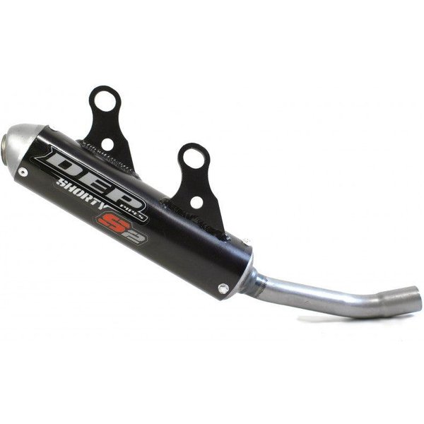 DEP Shorty Exhaust Silencer - Yamaha YZ125 2022-Onwards - Black