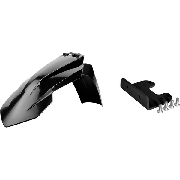 Polisport Front Fender & Adaptor Kit - KTM SX/SXF 2007-12, EXC/EXC-F 2008-13 - Black