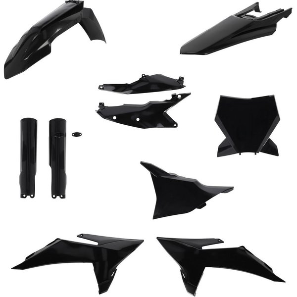 0026922.090 - Acerbis Full Plastics Kit For KTM SX 125/150/250 & SXF 250/350/450, XC 125/250/300 2025 - Black