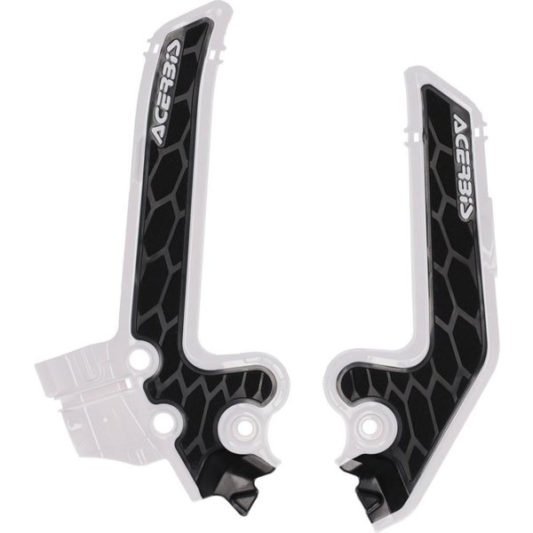 0026994.237 - Acerbis X-Grip Frame Guards For Husqvarna TC85 2025 - White/Black