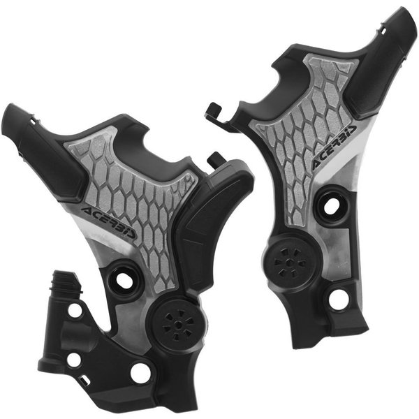 0026101.319 - Acerbis X-Grip Frame Guards For Honda Transalp XL750 2023-2025 - Black/Grey