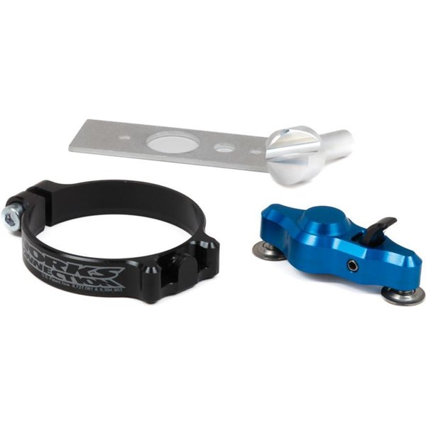 12-B417 - Works Connection Pro Launch Kit Start Device For Yamaha YZF250 2024-2025, YZF450 2023-2025 Blue