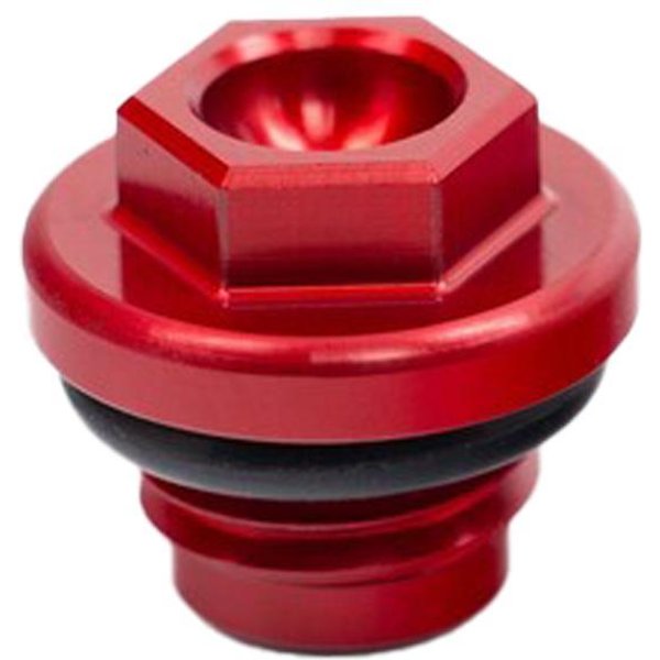 24-077 - Works Connection Oil Fill Plug For Honda CRF250R 2018-2023, CRF250RX 2019-2023, CRF450R 2021-2022, CRF450RX 2021-2023 Red