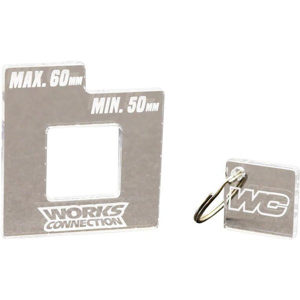 17-557 - Works Connection Chain Tensioner Gauge For Yamaha YZF 250/450 2018-2025 50mm-60mm