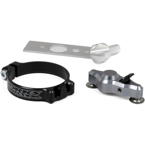 12-G333 - Works Connection Pro Launch Kit Start Device For Kawasaki KXF250 2020-2024, KX250XC 2020-2024 Grey
