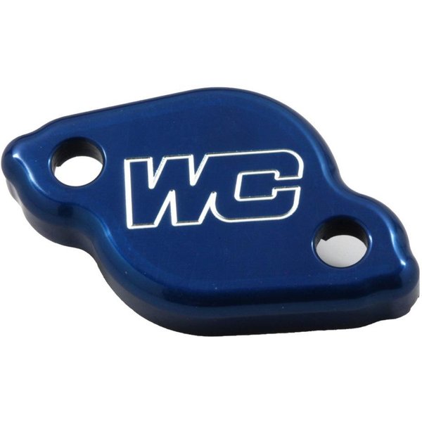 21-700 - Works Connection Rear Brake Master Cylinder Cover For Yamaha YZ/YZF/WRF 2003-2025, Kawasaki KXF250 & KXF250XC 2025, KXF450 & KXF450XC 2024-2025 Blue